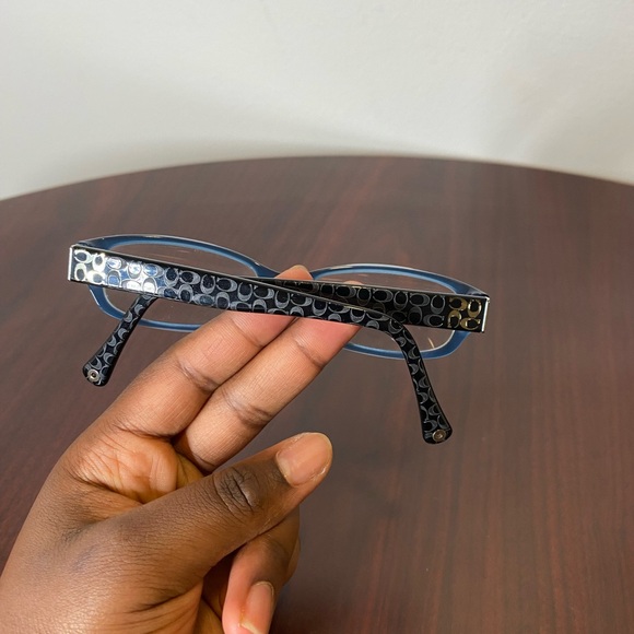 Coach glasses with coach clamshell case RC002 RAP 6035AB 135 women’s brown case - Picture 10 of 11